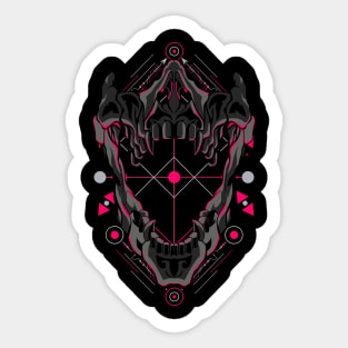 mask skull Sticker